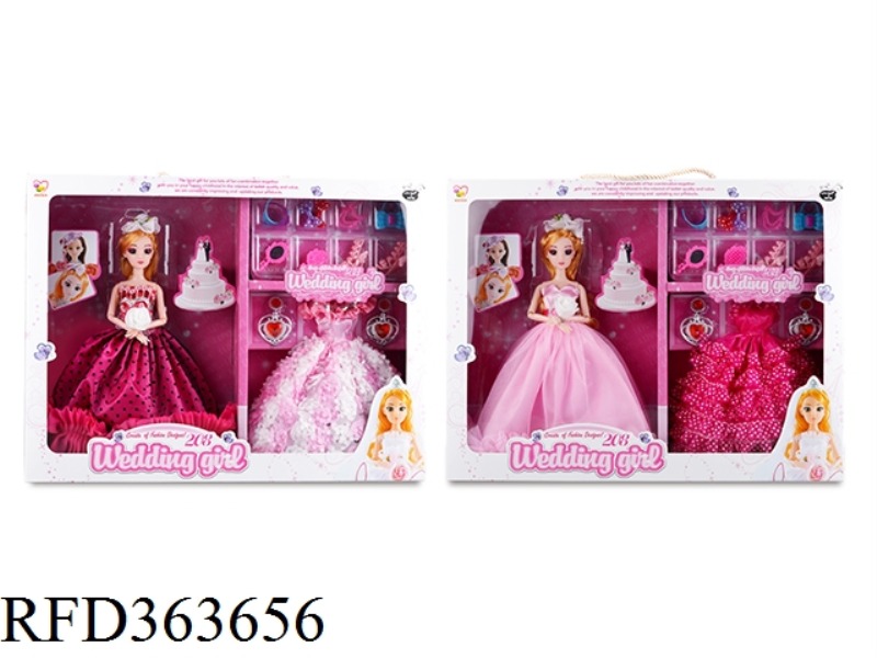 11.5 INCH FASHION WEDDING DRESS GIRL SET