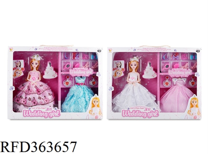 11.5 INCH FASHION WEDDING DRESS GIRL SET