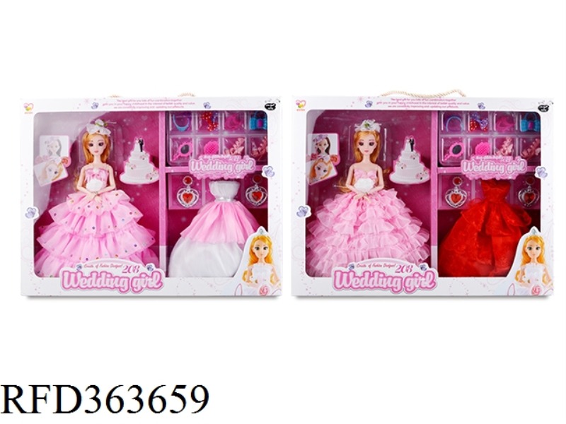 11.5 INCH FASHION WEDDING DRESS GIRL SET