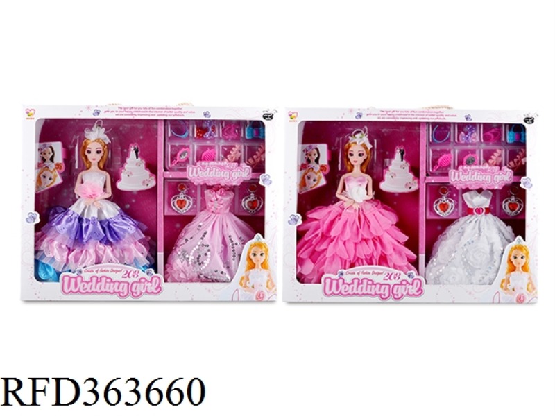 11.5 INCH FASHION WEDDING DRESS GIRL SET