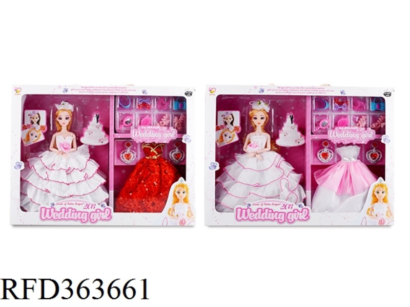 11.5 INCH FASHION WEDDING DRESS GIRL SET