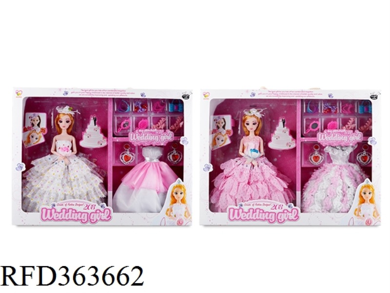 11.5 INCH FASHION WEDDING DRESS GIRL SET
