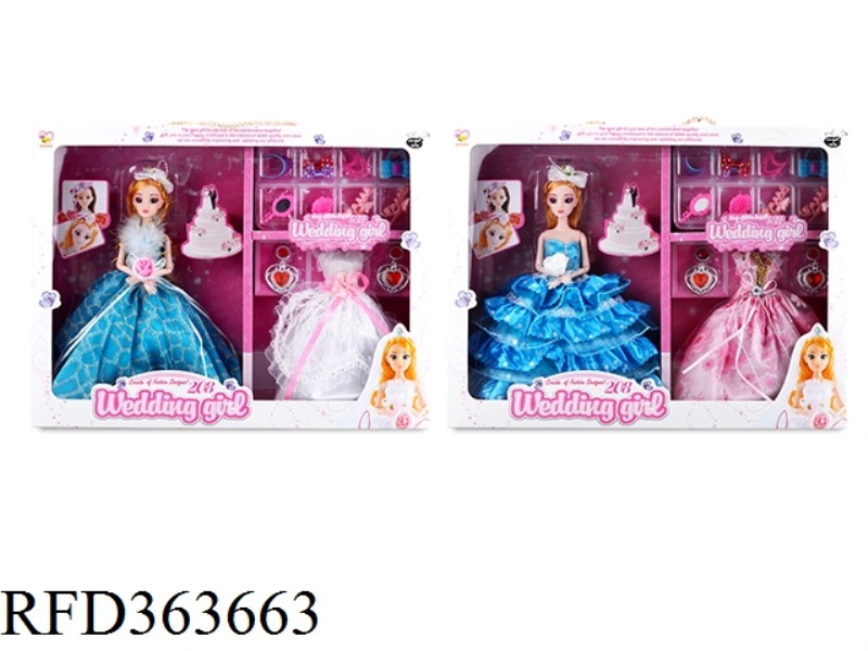 11.5 INCH FASHION WEDDING DRESS GIRL SET