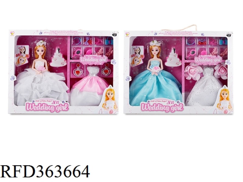 11.5 INCH FASHION WEDDING DRESS GIRL SET