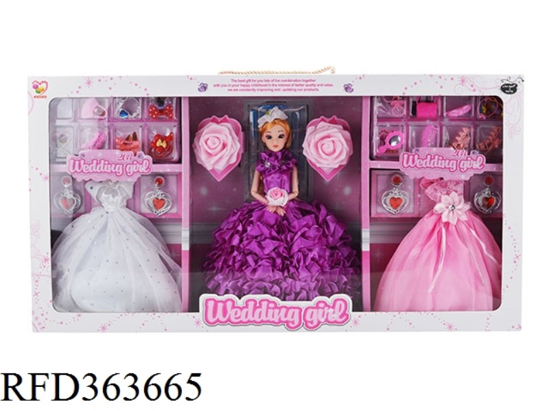 11.5 INCH FASHION WEDDING DRESS GIRL SET