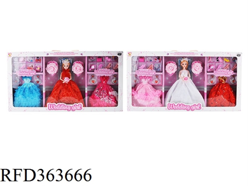 11.5 INCH FASHION WEDDING DRESS GIRL SET
