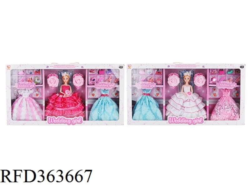 11.5 INCH FASHION WEDDING DRESS GIRL SET
