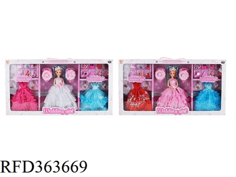 11.5 INCH FASHION WEDDING DRESS GIRL SET