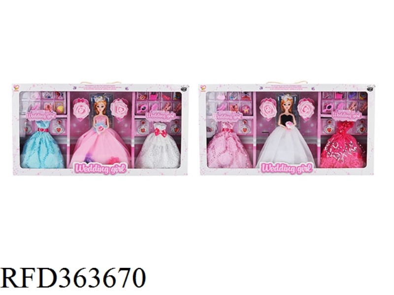 11.5 INCH FASHION WEDDING DRESS GIRL SET