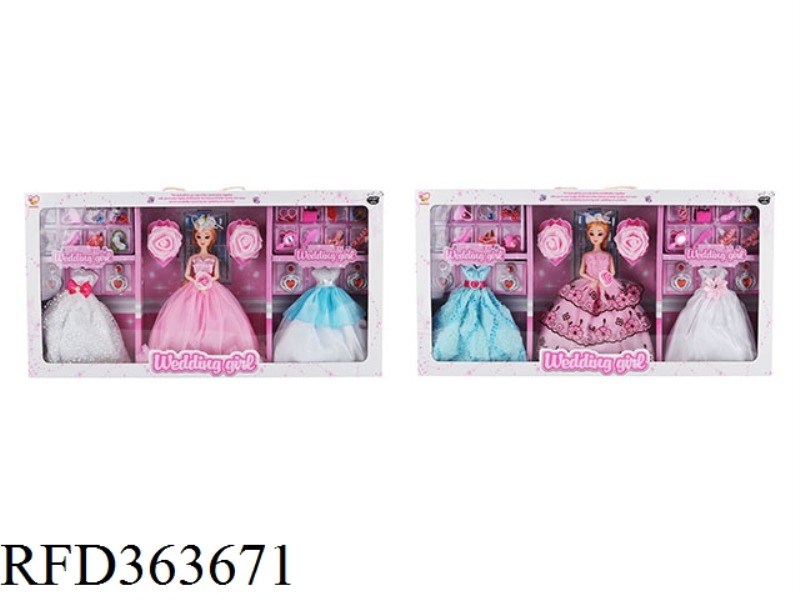 11.5 INCH FASHION WEDDING DRESS GIRL SET