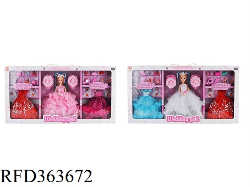 11.5 INCH FASHION WEDDING DRESS GIRL SET