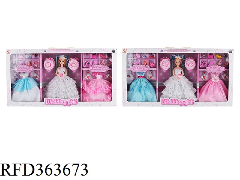 11.5 INCH FASHION WEDDING DRESS GIRL SET