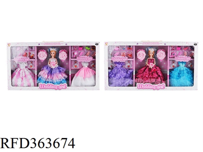 11.5 INCH FASHION WEDDING DRESS GIRL SET