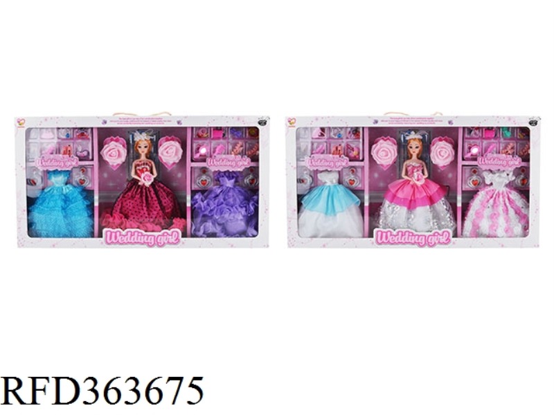 11.5 INCH FASHION WEDDING DRESS GIRL SET