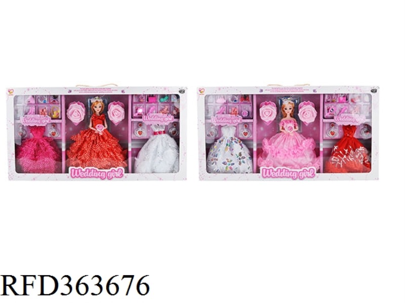 11.5 INCH FASHION WEDDING DRESS GIRL SET