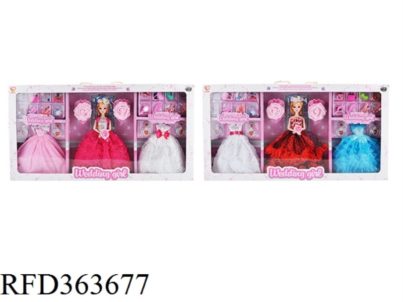 11.5 INCH FASHION WEDDING DRESS GIRL SET