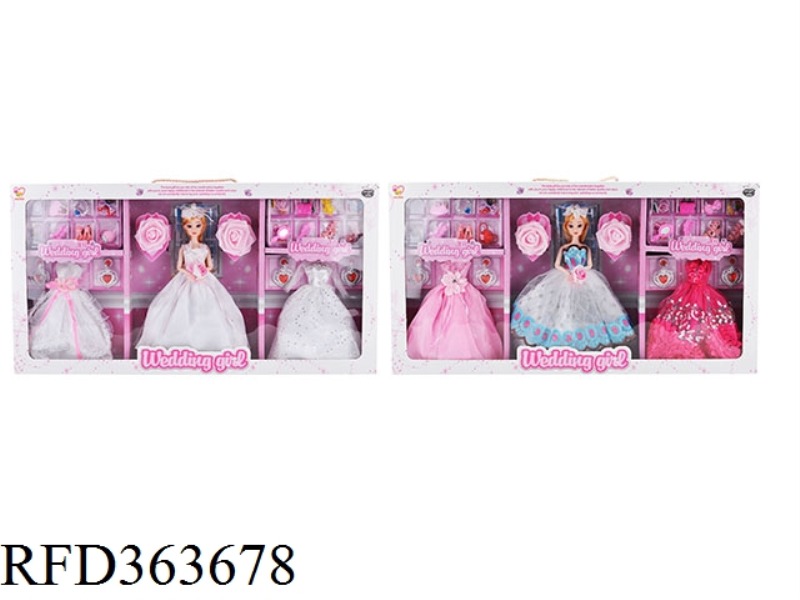 11.5 INCH FASHION WEDDING DRESS GIRL SET