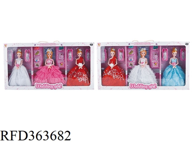 11.5 INCH FASHION WEDDING DRESS GIRL DOLL
