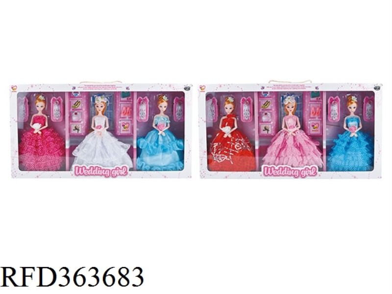 11.5 INCH FASHION WEDDING DRESS GIRL DOLL