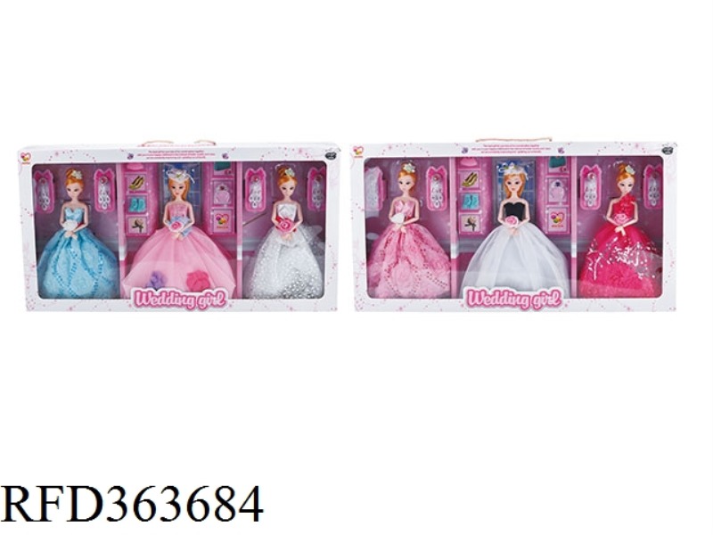 11.5 INCH FASHION WEDDING DRESS GIRL DOLL