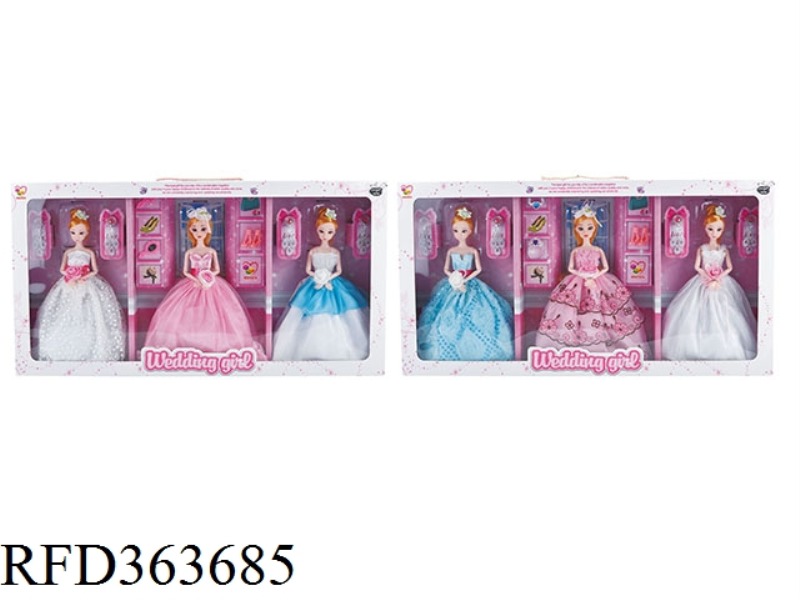 11.5 INCH FASHION WEDDING DRESS GIRL DOLL