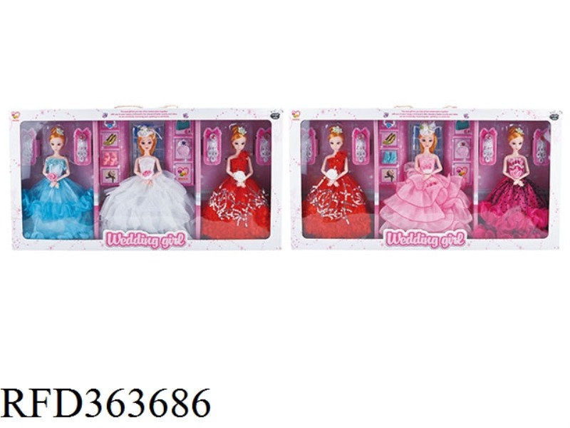 11.5 INCH FASHION WEDDING DRESS GIRL DOLL