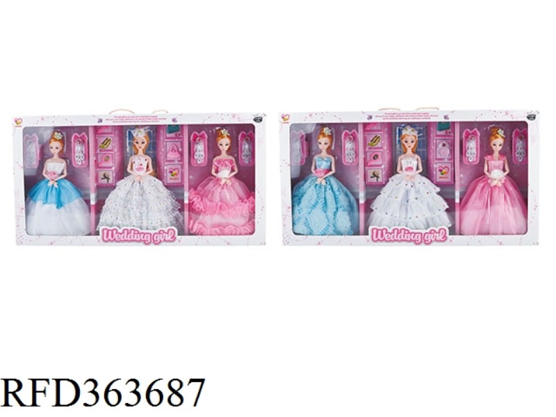11.5 INCH FASHION WEDDING DRESS GIRL DOLL