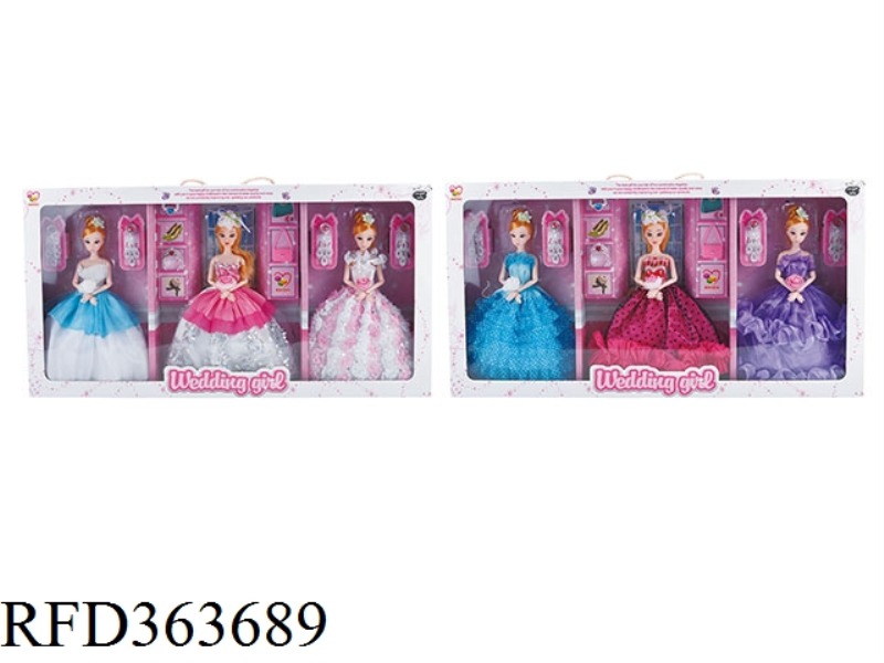 11.5 INCH FASHION WEDDING DRESS GIRL DOLL