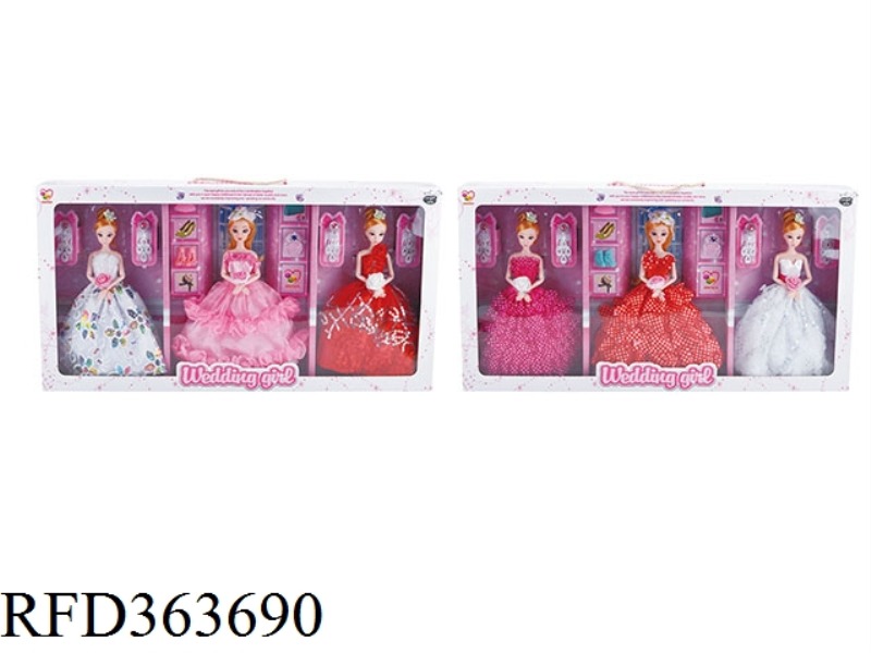 11.5 INCH FASHION WEDDING DRESS GIRL DOLL