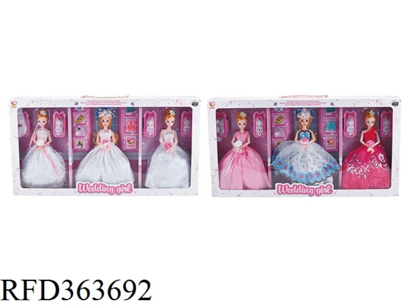 11.5 INCH FASHION WEDDING DRESS GIRL DOLL