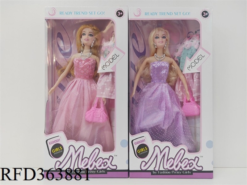 11.5 INCH SOLID FASHION MANNEQUIN SUIT/3 COLORS MIXED