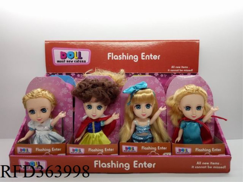 6.5 INCH LIVE HAND AND FOOT DOLL/4 MIXED/12PCS