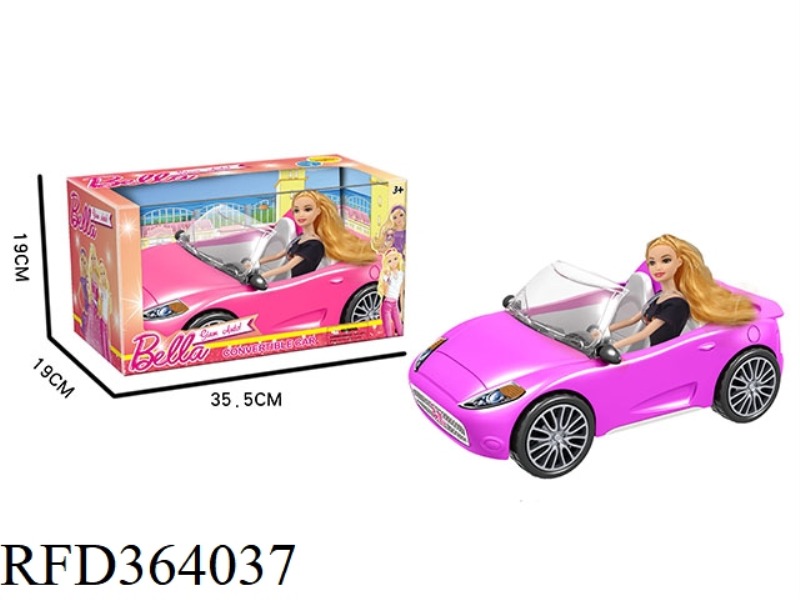11 INCH SOLID BODY WITH BARBIE SPORTS CAR