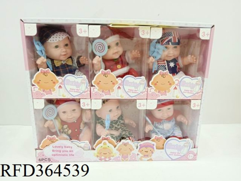 8 INCH DOLL 6PCS