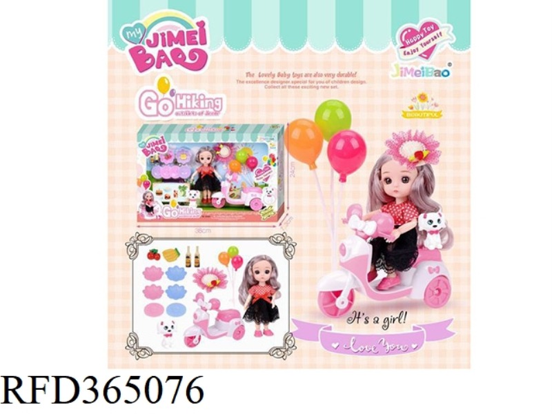 6 INCH HAPPY PICNIC PARTY DOLL