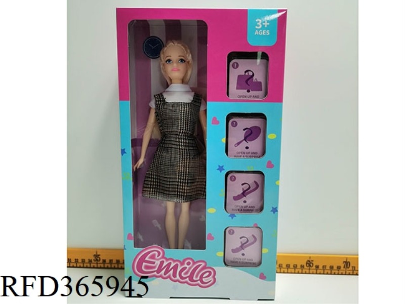 EMILY 11 INCH SOLID BARBIE DOLL
