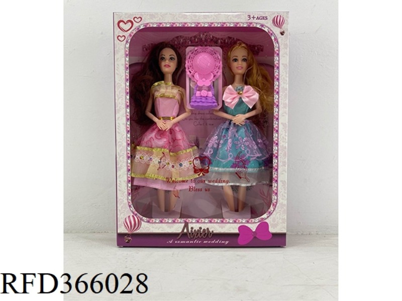 11.5 INCH SOLID BODY 9 JOINT BARBIE DOLLS