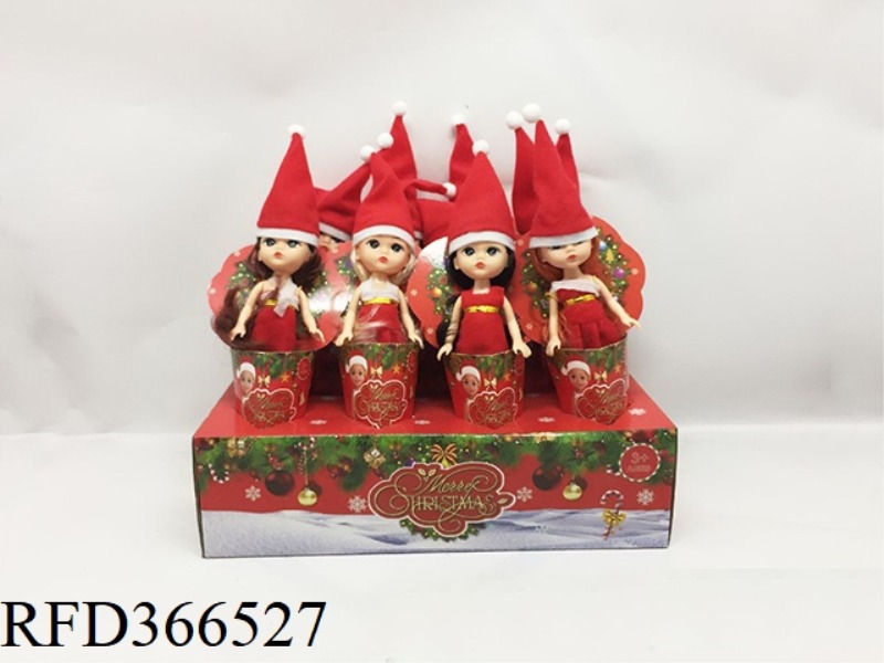 6 INCH CHRISTMAS ICE CREAM DOLL (12PCS)