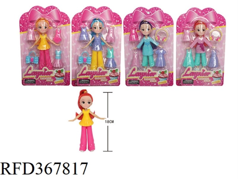 SEVEN-INCH DRESS-UP DOLL