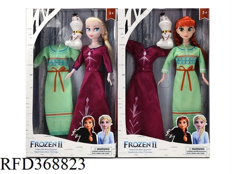 11.5 INCH FROZEN BARBIE QUEEN PAJAMAS WITH SNOW TREASURE