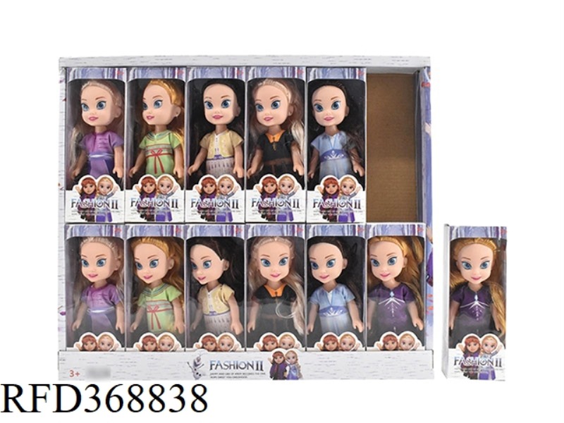 6-INCH VINYL FROZEN BARBIE SIX TYPES 12PCS