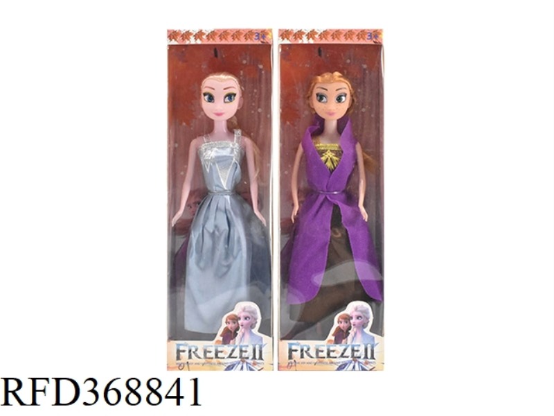 11.5 INCH SOLID BODY FROZEN BARBIE PRINCESS TWO ASSORTED