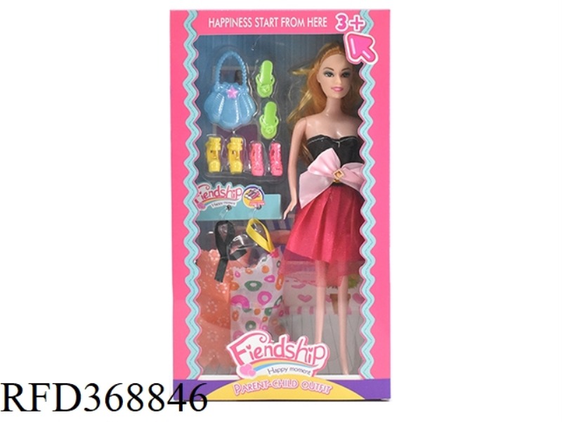 11.5 INCH SOLID BODY BARBIE FASHION SKIRT WITH BLISTER ACCESSORIES SLING