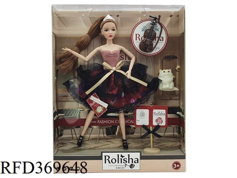11.5-INCH DOLL HAS A 12-JOINTED BODY