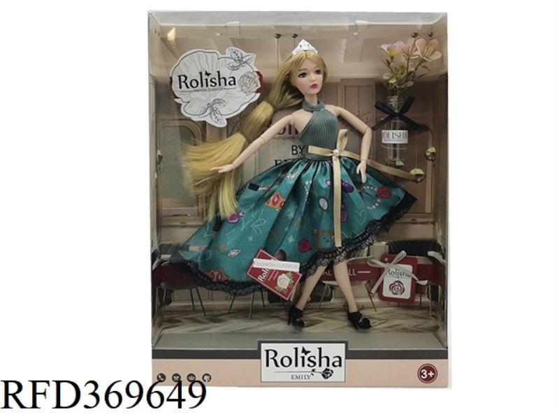 11.5-INCH DOLL HAS A 12-JOINTED BODY