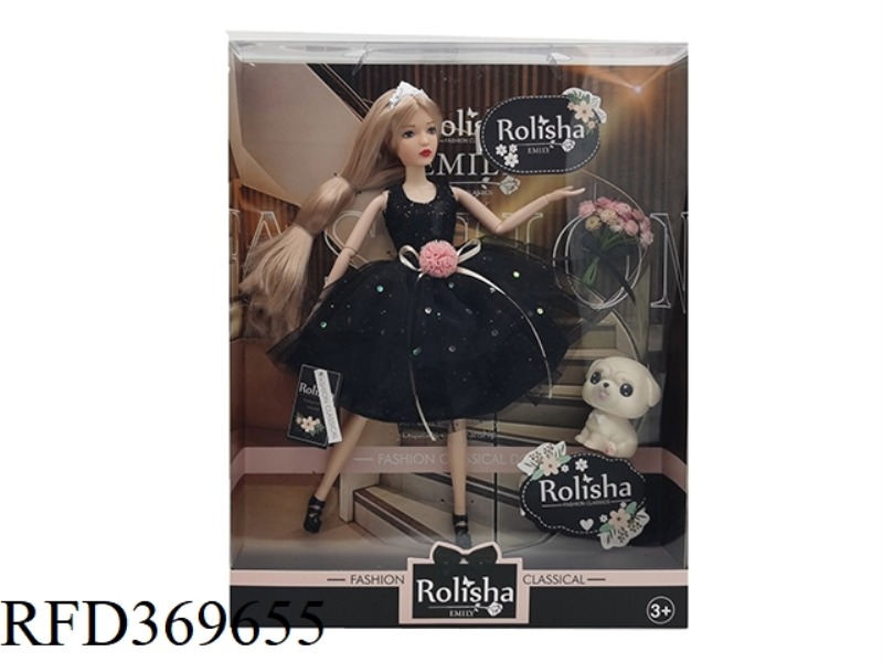 11.5-INCH DOLL HAS A 12-JOINTED BODY