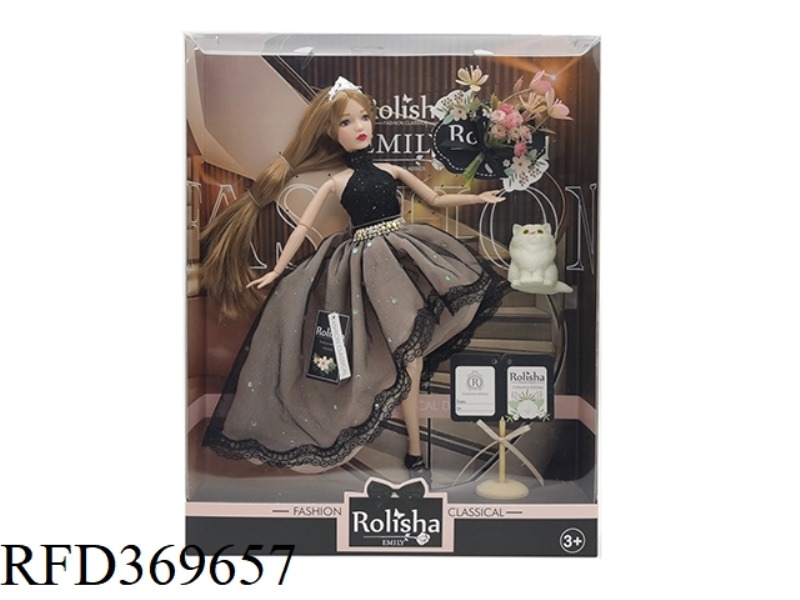 11.5-INCH DOLL HAS A 12-JOINTED BODY