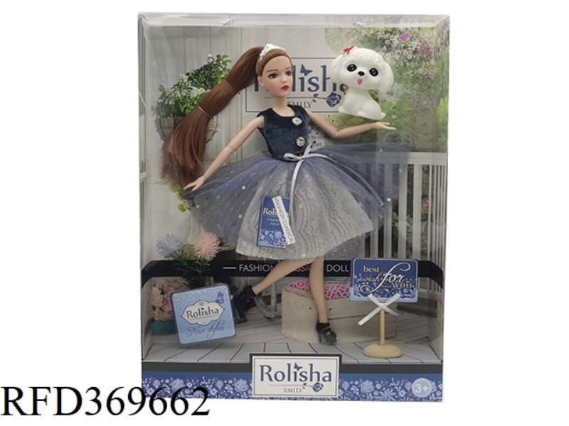 11.5-INCH DOLL HAS A 12-JOINTED BODY