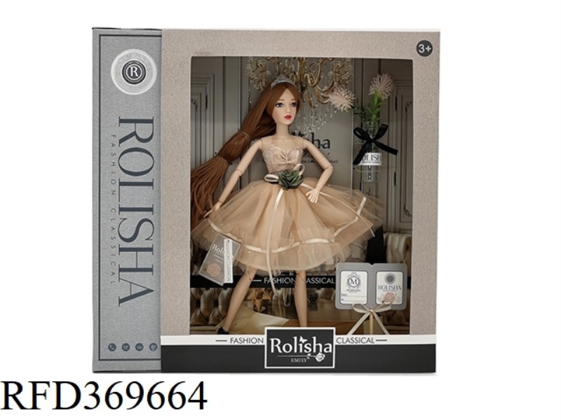 11.5-INCH DOLL HAS A 12-JOINTED BODY