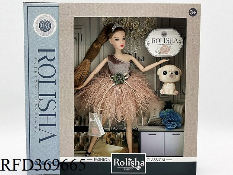 11.5-INCH DOLL HAS A 12-JOINTED BODY